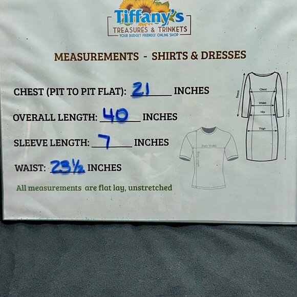 Womens Casual Dress XL A-Line Black SS Pockets Cotton Blend Soft Lightweight - Picture 6 of 8